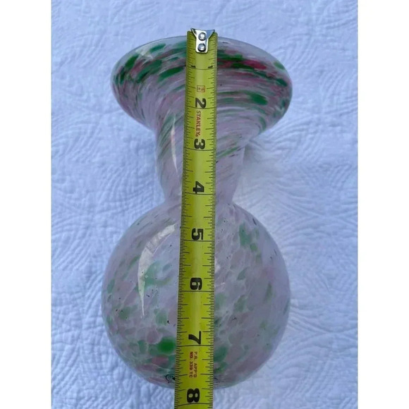 Vintage Unique Crystal Flower Vase Art Deco Hand Made in Poland - Picture 3 of 9